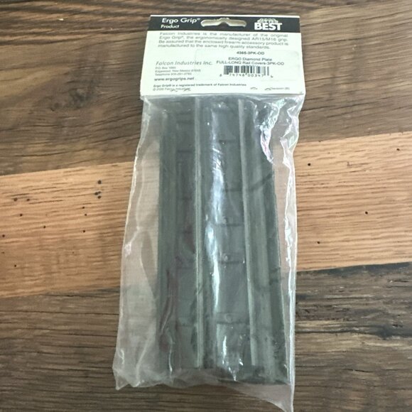 ERGO Diamond Plate Rail Cover 15-slot 3 Pack NEW - Picture 4 of 5